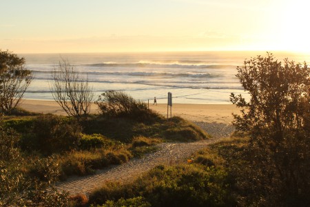 Kurz nach sechs Uhr Morgens in Kingscliff. Früh aufstehen muss nicht immer schlecht sein.